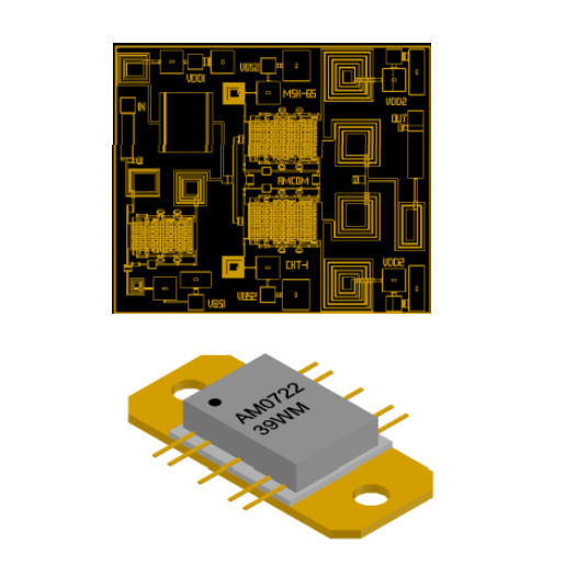 寬帶GaAs MMIC功率放大器 陶瓷封裝0.7至2.2GHz頻段   美國進口功率放大器現貨出售