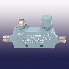 4245B-6  耦合器-SMA（F）0.5 GHz至18 GHz，微型帶狀線（最大平坦+/- 0.5dB）50瓦